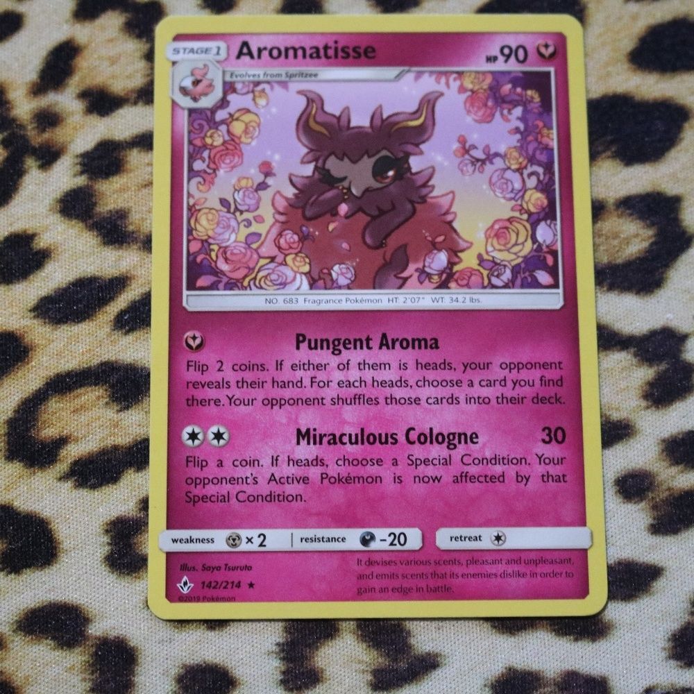 Aromatisse 142/214 Pokemon Card